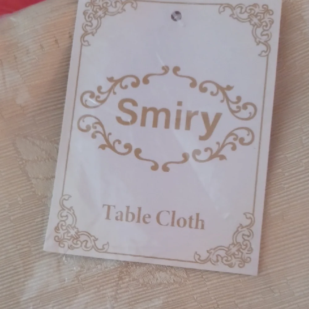 Gold Tablecloth With Fall Leaves 52x70 Damask Table Cloth